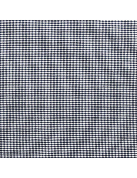 Vichy-stof met kleine ruitjes - Marineblauw