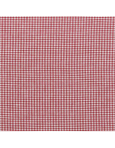 Vichy-stof kleine ruitjes - Rood 2
