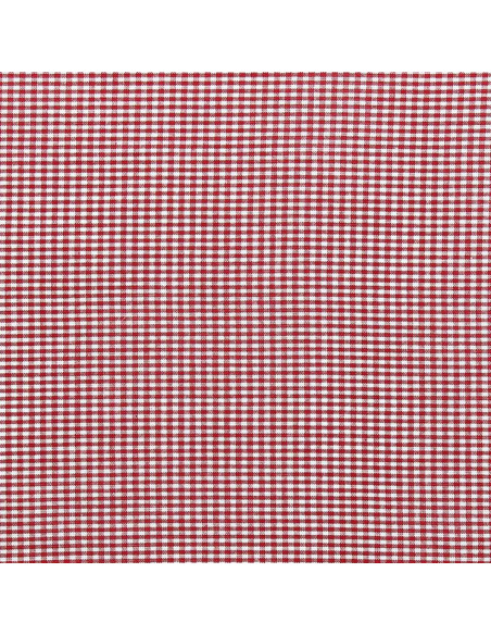 Vichy-stof kleine ruitjes - Rood