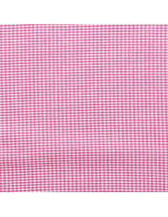 Vichy-stof met kleine ruitjes - Fuchsia 2