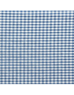 Grote ruit Vichy-stof - Spijkerblauw 2