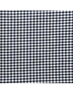 Grote ruitjes Vichy-stof - Marineblauw 2