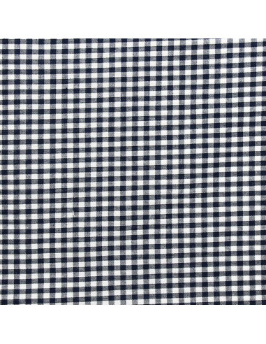 Grote ruitjes Vichy-stof - Marineblauw