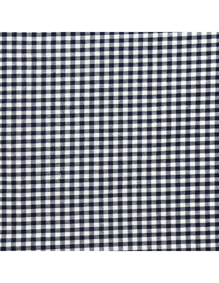 Grote ruitjes Vichy-stof - Marineblauw