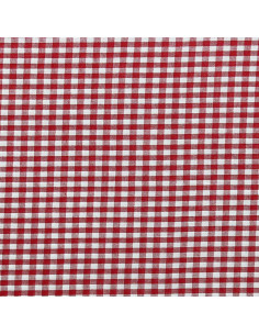 Grote ruitjes Vichy-stof - Rood 2