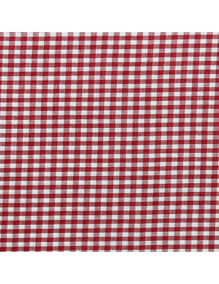 Grote ruitjes Vichy-stof - Rood