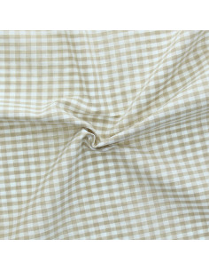 Grote ruitjes Vichy-stof - Beige