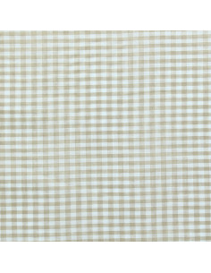 Grote ruitjes Vichy-stof - Beige 2
