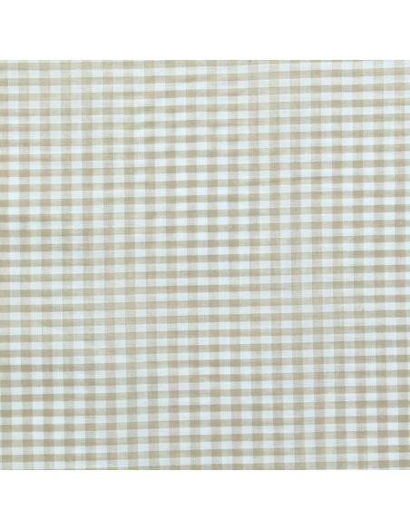 Grote ruitjes Vichy-stof - Beige