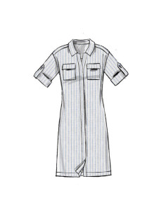Patroon voor top, tuniek, jurken en riem - McCall's 7387 2