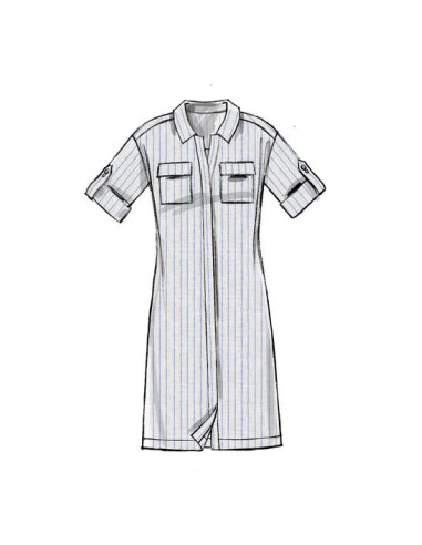 Patron de haut, tunique, robes et ceinture - McCall's 7387