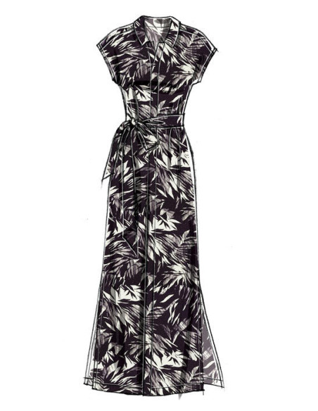 Patron de haut, tunique, robes et ceinture - McCall's 7387