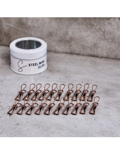 Metalen klemmen doos - Brons 2