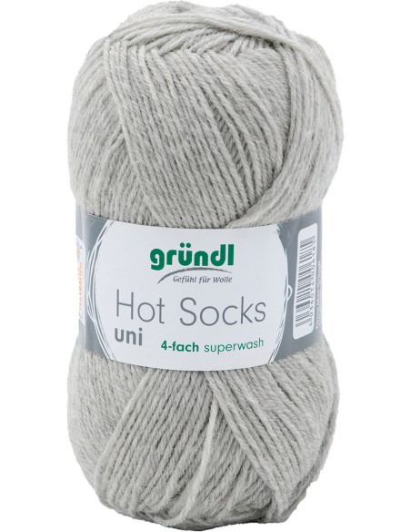 Hot Socks effen sokkenwol 50 Gründl