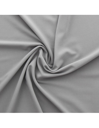 Viscose crêpe stof - Lichtgrijs