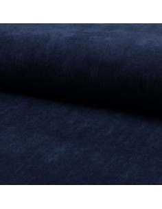 Ribfluweel stof - Marineblauw