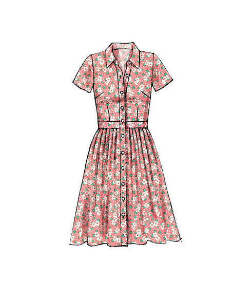 Jurk- en onderjurkpatroon - McCall's 6696