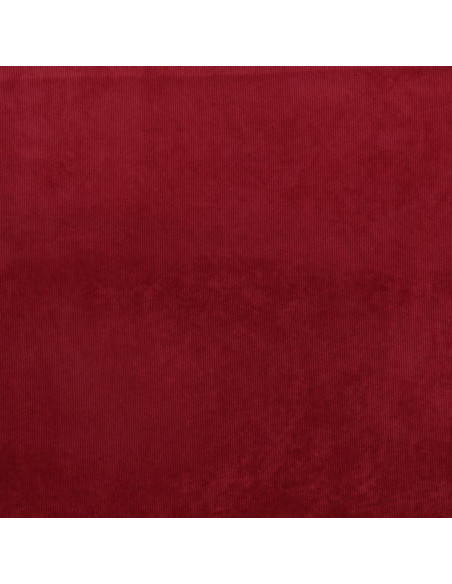 Ribfluweel stof - Rood
