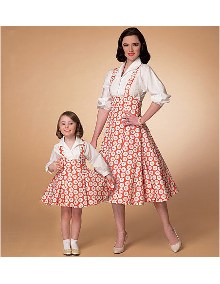 Bovenstuk en tabberd patroon - McCall's 7184