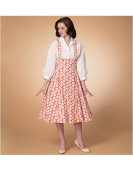 Bovenstuk en tabberd patroon - McCall's 7184
