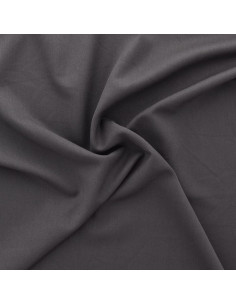 Stretch gabardine stof - Leigrijs