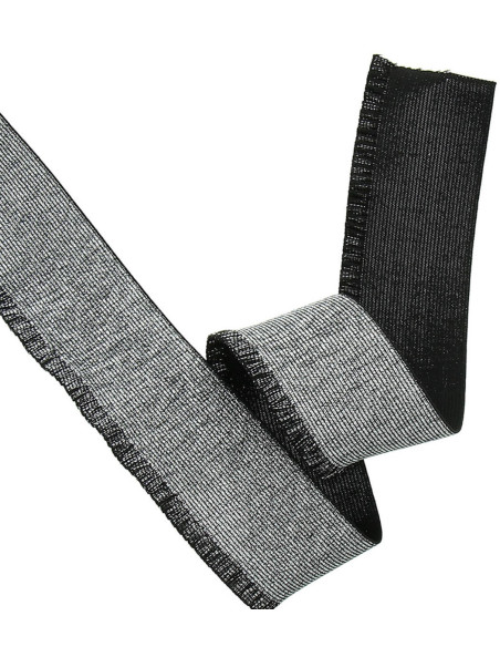 Elastische metalen rok - Zilver
