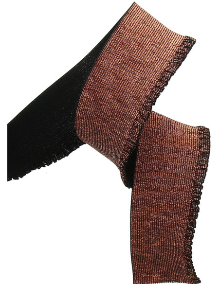 Elastische metalen rok - Brons