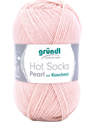 Hot Socks Pearl effen sokkenwol Gründl