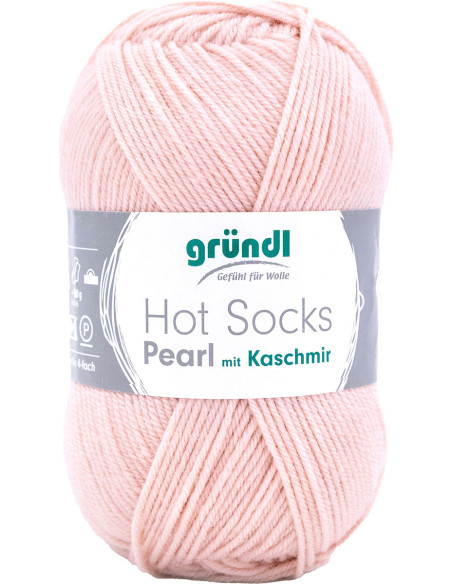 Hot Socks Pearl effen sokkenwol Gründl