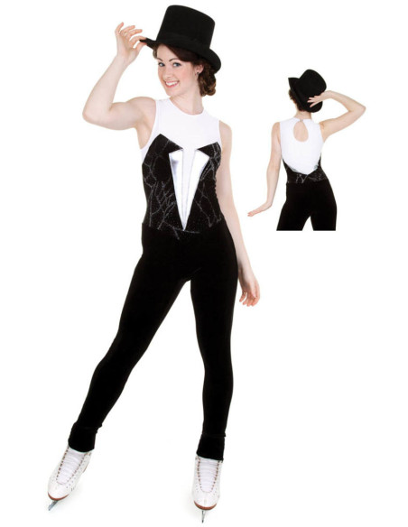 Mouwloos unitard-patroon (academisch) - Jalie 3239