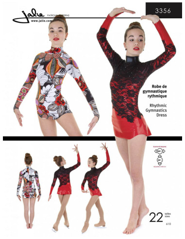 Patroon voor ritmische gymnastiekjurk - Jalie 3356