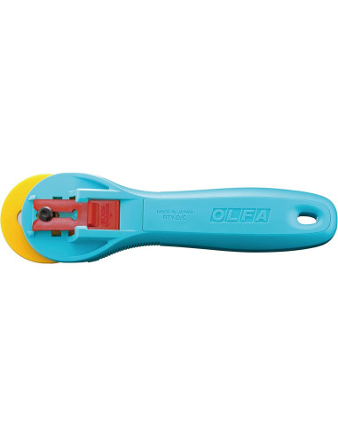 Ergonomische turquoise cirkelmes Olfa 45mm