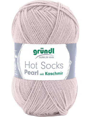 Hot Socks Pearl effen sokkenwol Gründl
