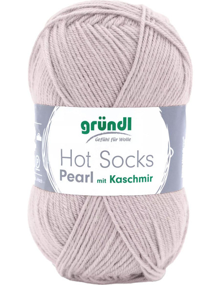 Hot Socks Pearl effen sokkenwol Gründl