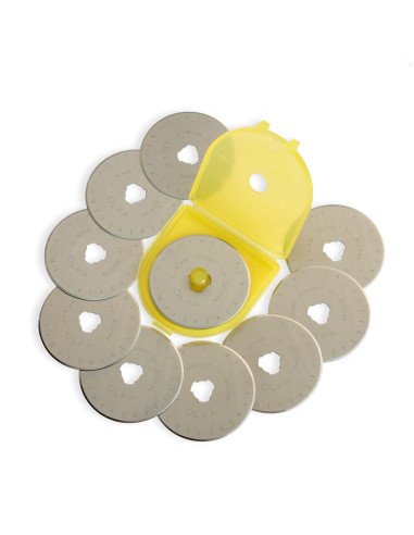 10 vervangmessen voor Olfa snijder - 45 mm