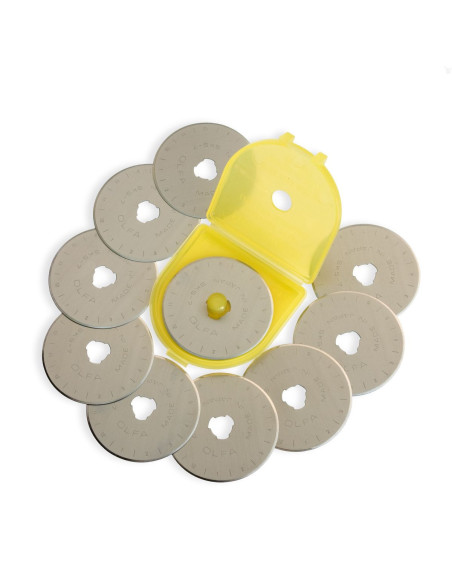 10 vervangmessen voor Olfa snijder - 45 mm