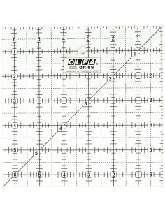 Olfa patchwork liniaal 6.5 x 6.5 inch