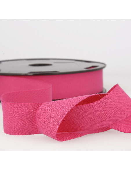 Keperband katoen - Fuchsia
