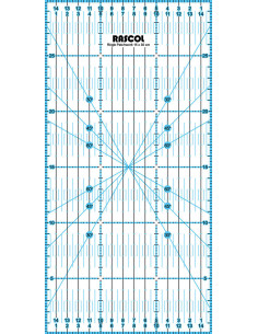 Rascol patchwork liniaal 15 x 30 cm