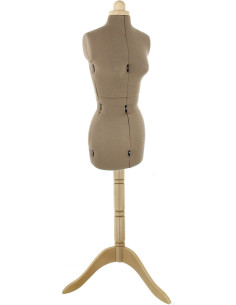 Lady Valet Deluxe Caramel paspop maat 36 / 44
