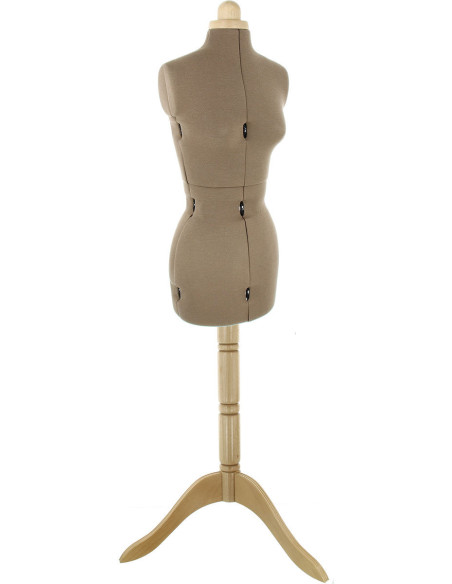 Lady Valet Deluxe Caramel paspop maat 36 / 44