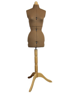 Lady Valet Deluxe Caramel paspop maat 44 / 50