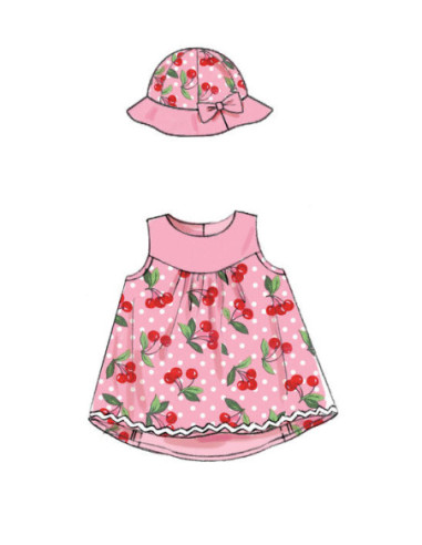 Jurkpatroon, broekje, panty's en hoeden - McCall's 7342