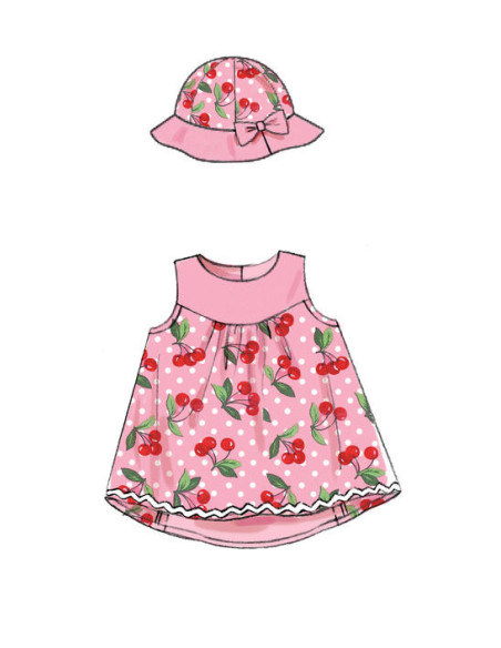 Jurkpatroon, broekje, panty's en hoeden - McCall's 7342