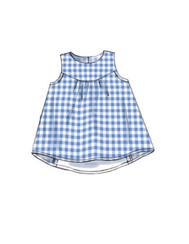 Jurkpatroon, broekje, panty's en hoeden - McCall's 7342