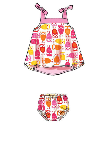 Jurkpatroon, broekje, panty's en hoeden - McCall's 7342