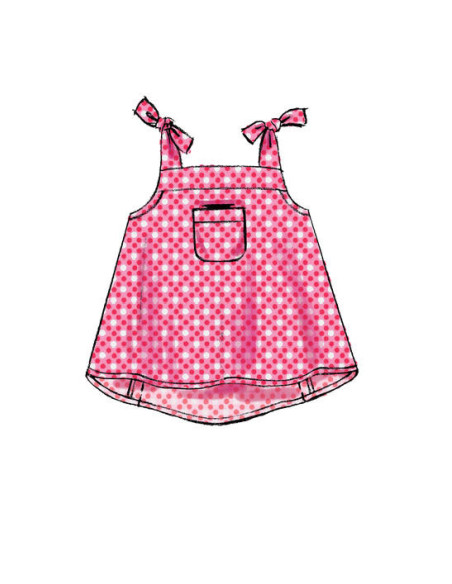 Jurkpatroon, broekje, panty's en hoeden - McCall's 7342