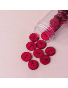 Sparkle knoop met 2 gaten - Fuchsia 2