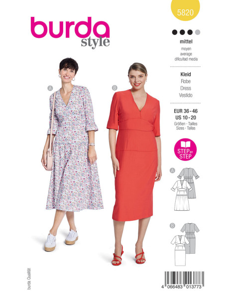 Jurkpatroon - Burda 5820
