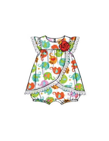 Baby romper patroon - McCall's 7107